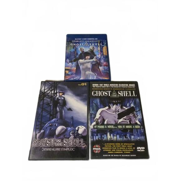 Media | Ghost In The Shell Dvd Set Animated Thriller Collection Bluray ...